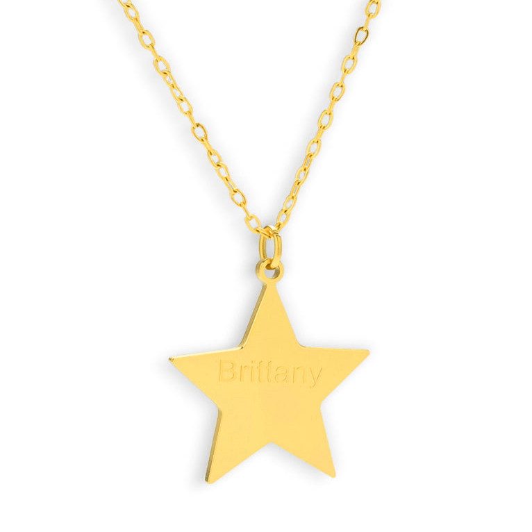 Custom/Personalized Star Pendant Necklace