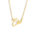 Personalized Nameplate Necklace – Cable Chain