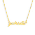Personalized Lowercase Name Necklace – Cable Chain