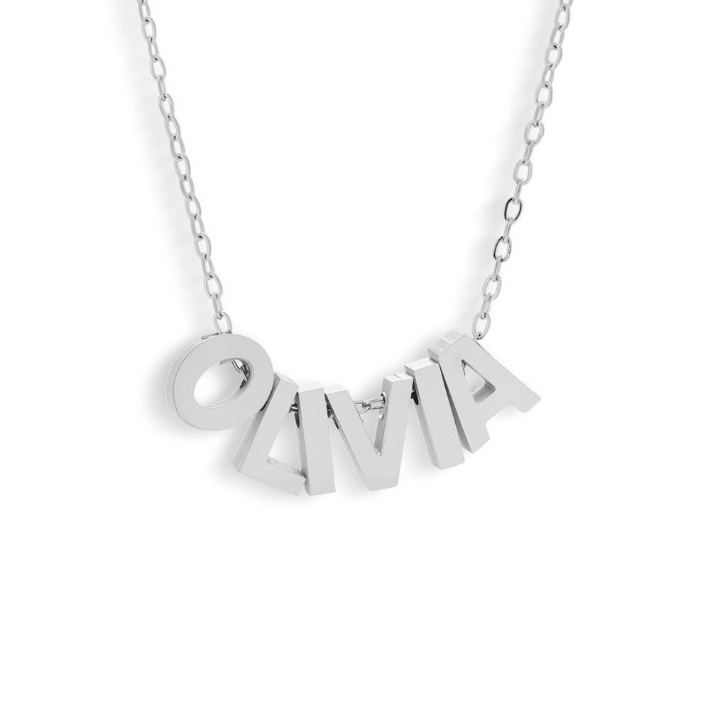 Custom/Personalized Chunky Letter Name Necklace